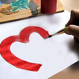 cuore pittore